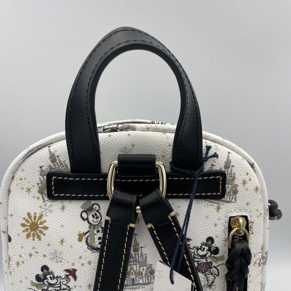 Dooney & Bourke Disney Mickey Holiday 2020 Mini Backpack Winter Wonderland NWT - Picture 9 of 16